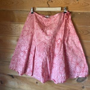 Women's Pretty Pink Knee Length Skirt Size 10